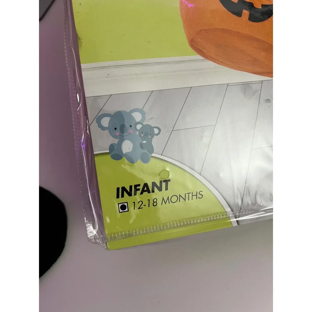 Spirit Halloween‎ Lil Pumpkin Infant Costume 12-18 Months 3 Piece Set